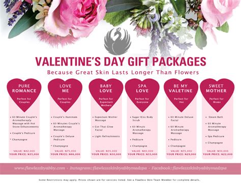 Valentine`s Day Gift Packages | Flawless Aesthetic Center Blog