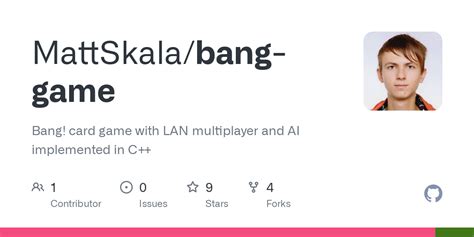 GitHub - MattSkala/bang-game: Bang! card game with LAN multiplayer and ...