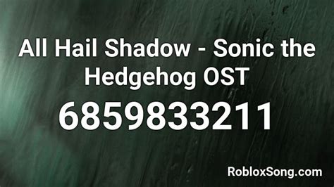 Shadow the hedgehog ost - activeadams