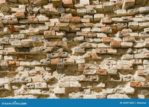 Antique brick wall stock photo. Image of ancient, grunge - 20591308