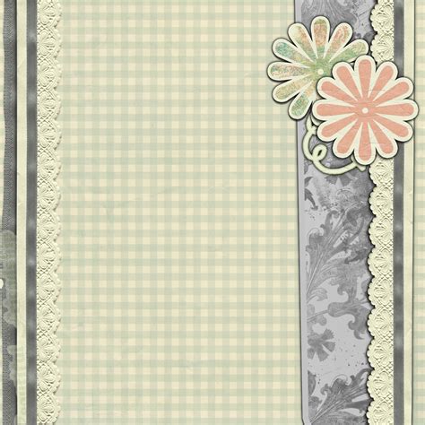 Scrapbook Page Flower Soft Green Free Stock Photo - Public Domain Pictures