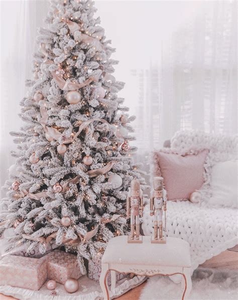 Couture Rose Gold & Blush Christmas Tree Decoration Details - J'adore Lexie Couture | Pink ...