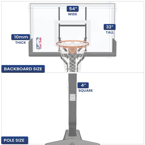 Basketball Backboard 54 Inch Dimensions | edu.svet.gob.gt