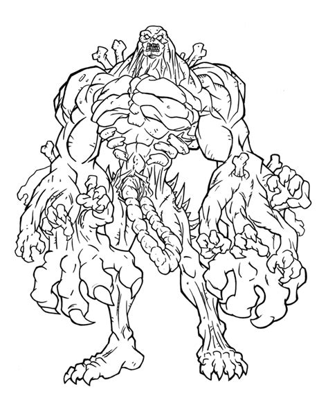 Minecraft Mutant Zombie Coloring Pages