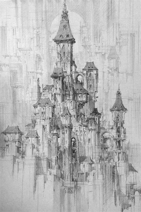 Incredible Pen Drawings Visualize Futuristic Cities With Densely ...