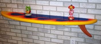 Jeri’s Organizing & Decluttering News: Shelving Genre: Surfboard Wall Shelves