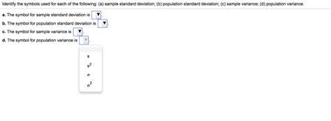 Solved ldentify the symbols used for each of the following: | Chegg.com