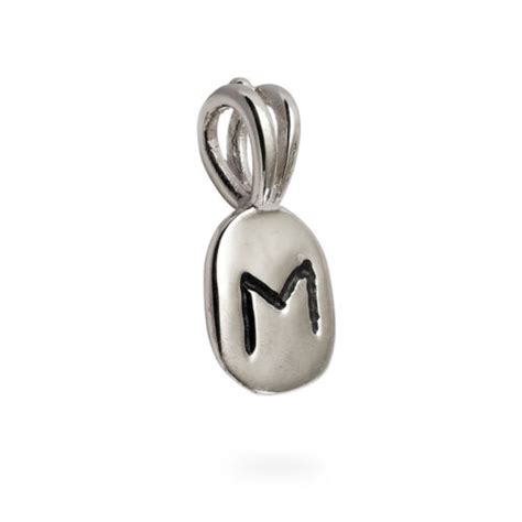 "Ehwaz" Rune Pendant in Solid Sterling Silver - Symbolizes "Movement"