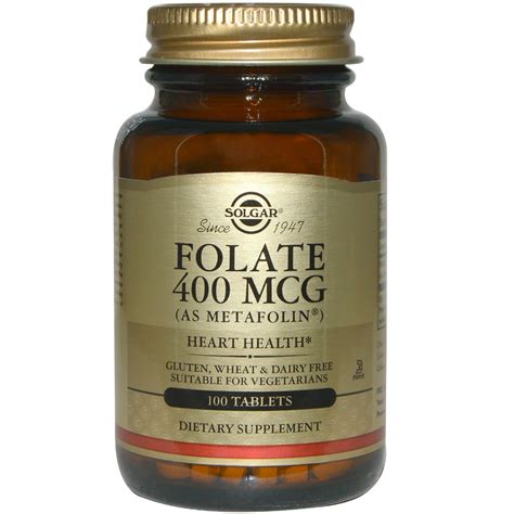 Solgar Folat 400mcg tablete, 50 tableta | Online Ljekarna Prima Farmacia