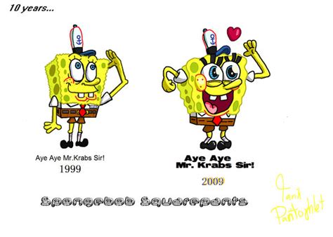 Spongebob, then and now | Ruined Childhood | Know Your Meme