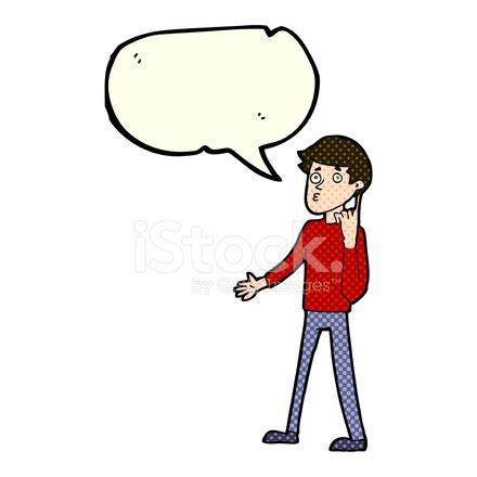 Man Asking Question Clip Art