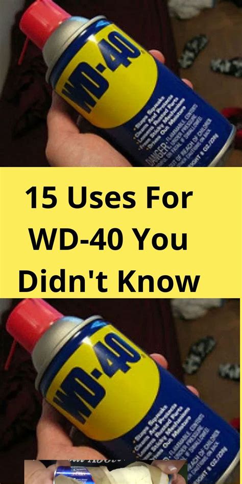 WD-40 isn't just for lubricating and protecting from rust. Here are 15 ...