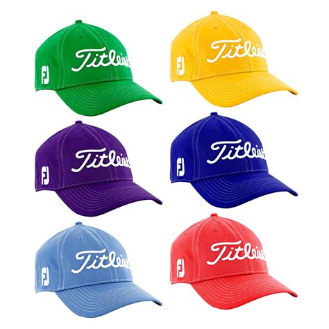 Titleist Contrast Stitch Adjustable Hat - Men's Golf Hats & Headwear - Hurricane Golf