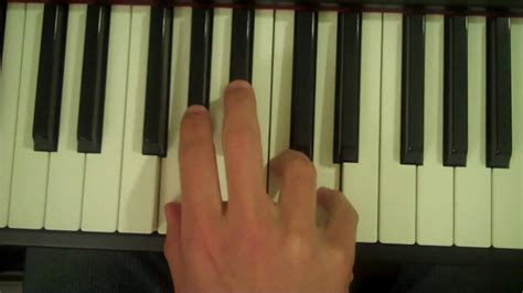 How To Play a Gsus4 Chord on Piano - YouTube