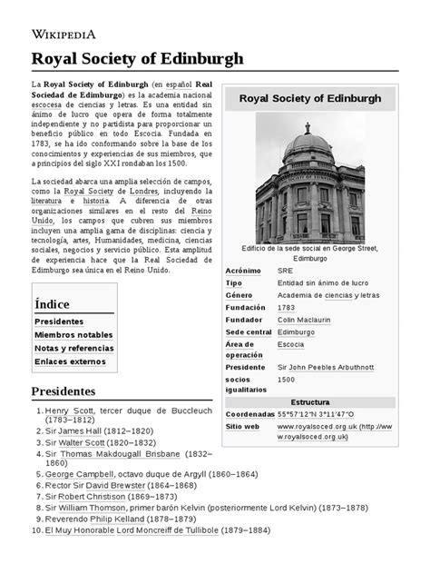 Royal Society of Edinburgh | PDF