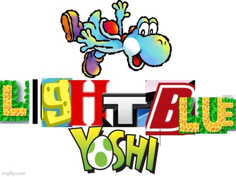 Light Blue Yoshi - Imgflip