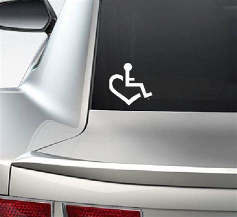 Handicap Heart Laptop Window Vinyl Car Decal Sticker. $4.95, via Etsy. | Car decals vinyl ...