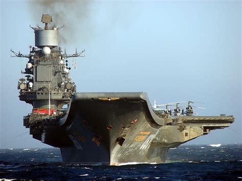 Download Warship Aircraft Carrier Military Russian Aircraft Carrier Admiral Kuznetsov HD Wallpaper