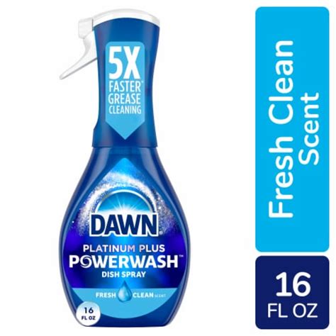 Dawn Platinum Powerwash Spray Fresh Scent Dish Soap, 16 fl oz - Pick ‘n ...