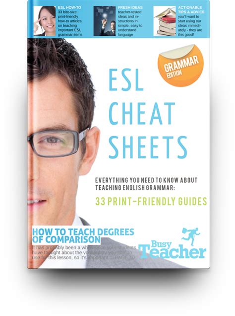 33 ESL Cheat Sheets for English Teachers: Grammar Edition – The Busy Teacher Store