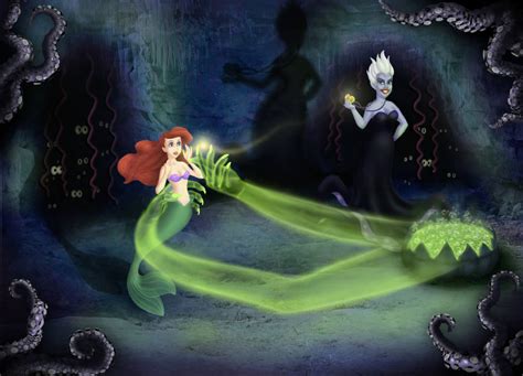 The Little Mermaid - Scene of spell casting by Arrelline on DeviantArt