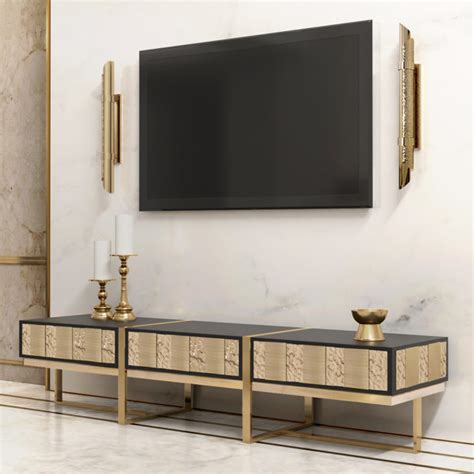 Art Deco Inspired TV Unit - Juliettes Interiors