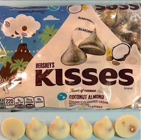 Hershey's Kisses Flavor of Hawaii Coconut Almond | Hershey kisses ...