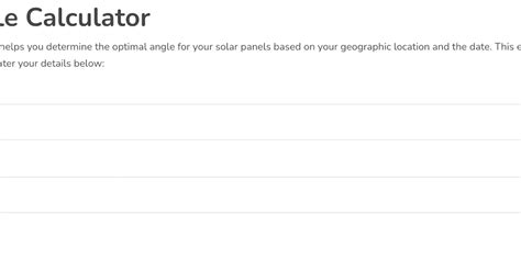 Solar Angle Calculator - Product Information, Latest Updates, and ...