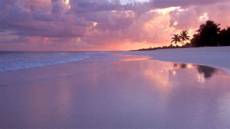 beach sunset backgrounds | Sunset Beach Wallpaper 1920x1080 Sunset, Beach, Multicolor, Mexico ...