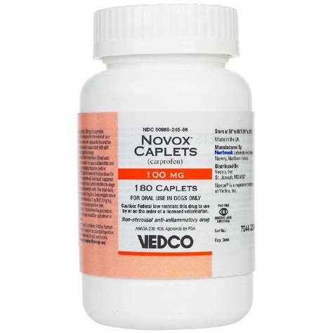 Novox 100 mg, 180 Caplets | On Sale | EntirelyPets Rx