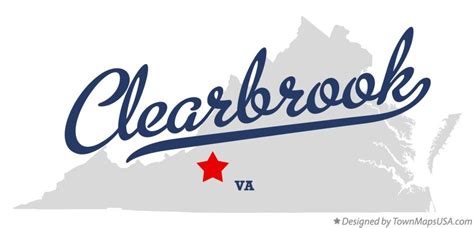 Map of Clearbrook, VA, Virginia