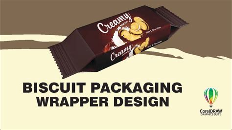 How to Make Biscuit Wrapper Design in CorelDRAW | Biscuit Packaging Design in CorelDRAW - YouTube