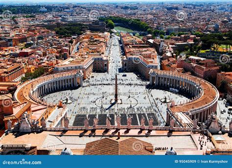 Aerial View To Vatican City in Rome Stock Image - Image of europe ...