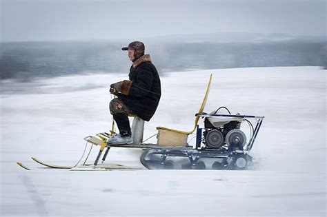 Village Creativity: DIY Snowmobile | English Russia | Snowmobile, Snow ...