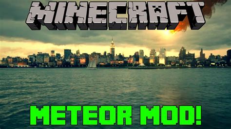 Minecraft Meteor Mod! (Falling Meteors Mod) - YouTube