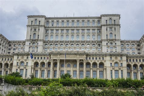 Palace of the Parliament (Palatul Parlamentului) building in Socialist ...