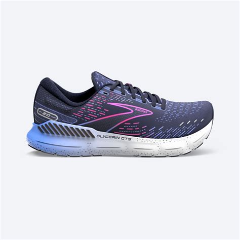 Brooks Glycerin GTS 20 Peacoat / Blue / Pink Looking for a supportive running shoe to rival the ...