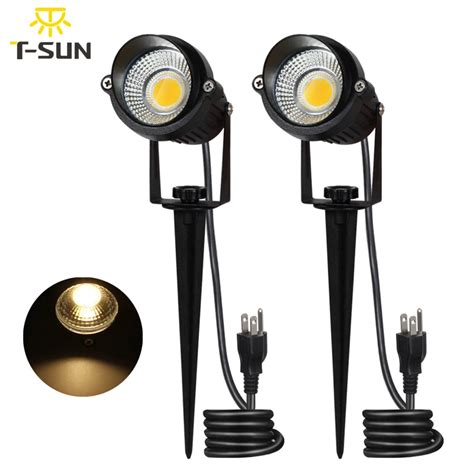 T SUNRISE 2 PACK LED Spotlight Landscape Lighting Garden LED Light ...