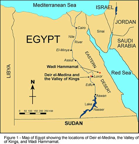 Turin papyrus map from ancient Egypt, page 1