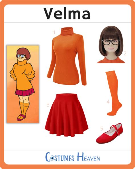 Velma Outfit Halloween Costume Cosplay Made To Order Norway | ubicaciondepersonas.cdmx.gob.mx