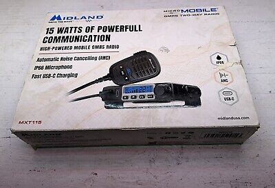 Midland MXT115 Mobile GMRS 2-Way Radio | eBay