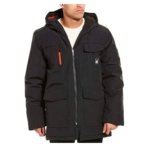 SPYDER MEN'S INSULATED SKI JACKET BLACK – National Sports