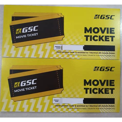 GSC Movie Ticket E-Voucher 2D movie [Exp : 31 Dec 2022] for online ...