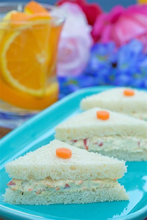 Garden Veggie Cream Cheese Tea Sandwiches - Ashley Diana