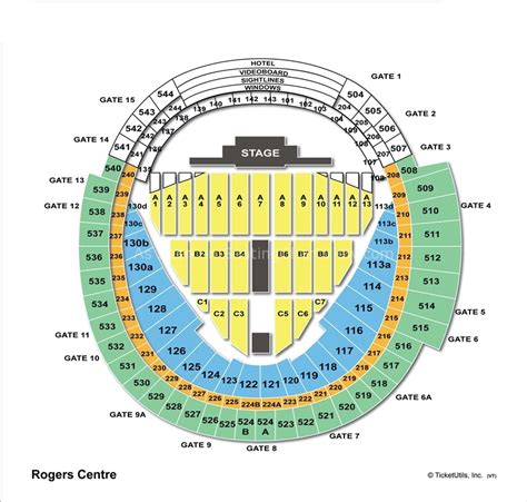 Rogers Centre, Toronto ON | Seating Chart View