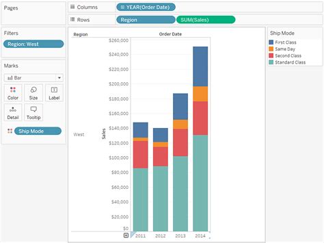 Build a Bar Chart - Tableau