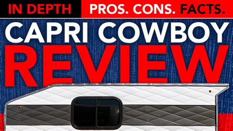 2022 Capri Cowboy Review - Truck Camper Magazine