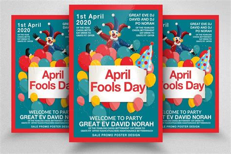 April Fools Day Flyer/Poster by Psd Templates on @creativemarket | April fools day, April fools ...