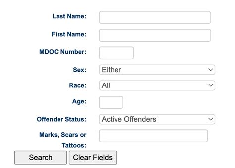 Michigan Inmate Search – MI DOC Offender Lookup