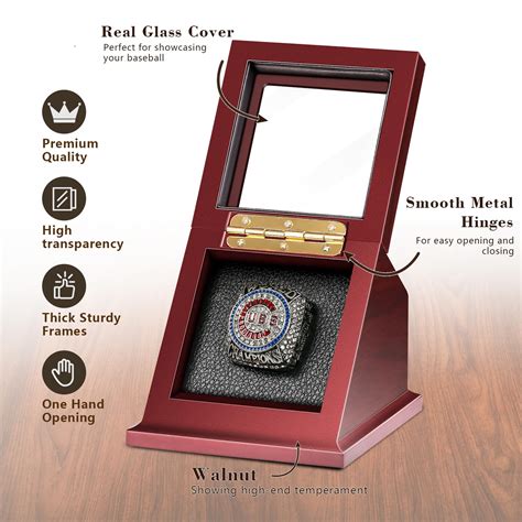 Snapklik.com : Cooyes Ring Display Case Championship, Sports Baseball ...